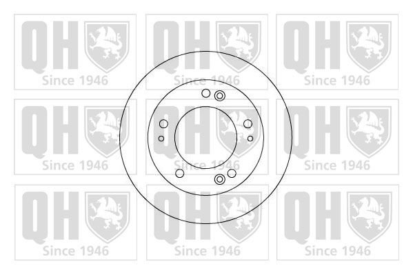 QUINTON HAZELL Тормозной диск BDC4940